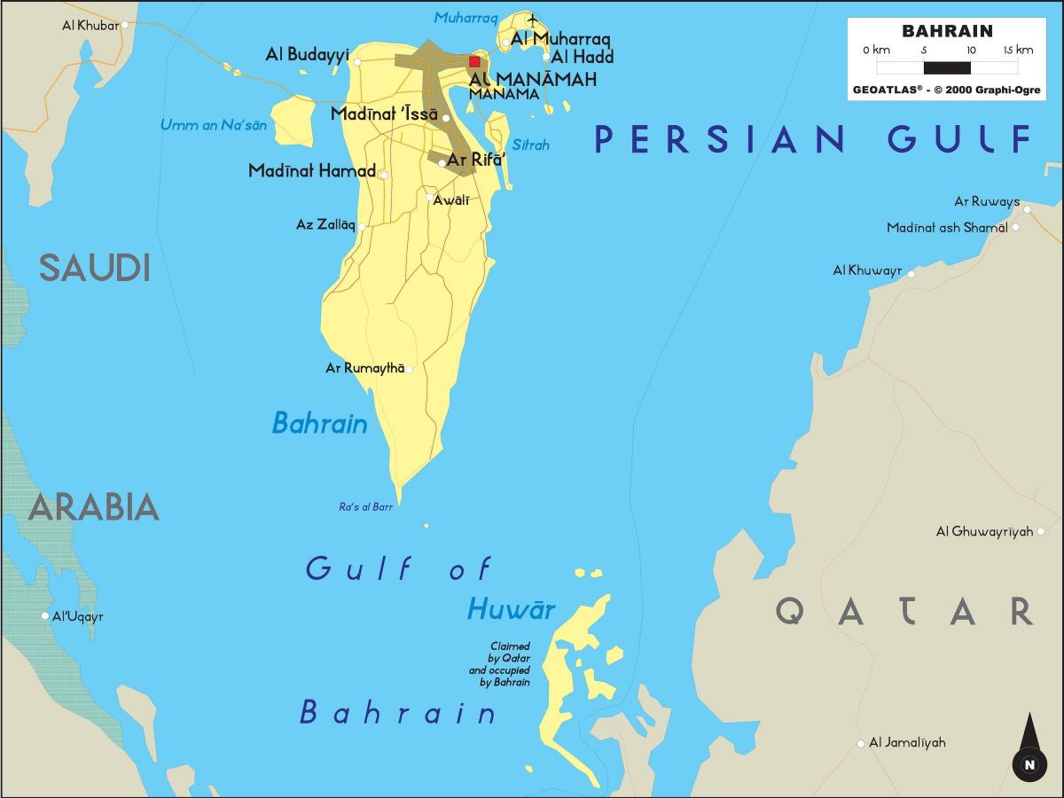 지도의 바레인 오프라인