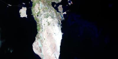 바레인의 지도 satellite
