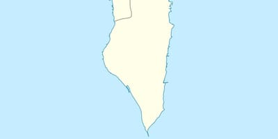 바레인의 지도 벡터 지도
